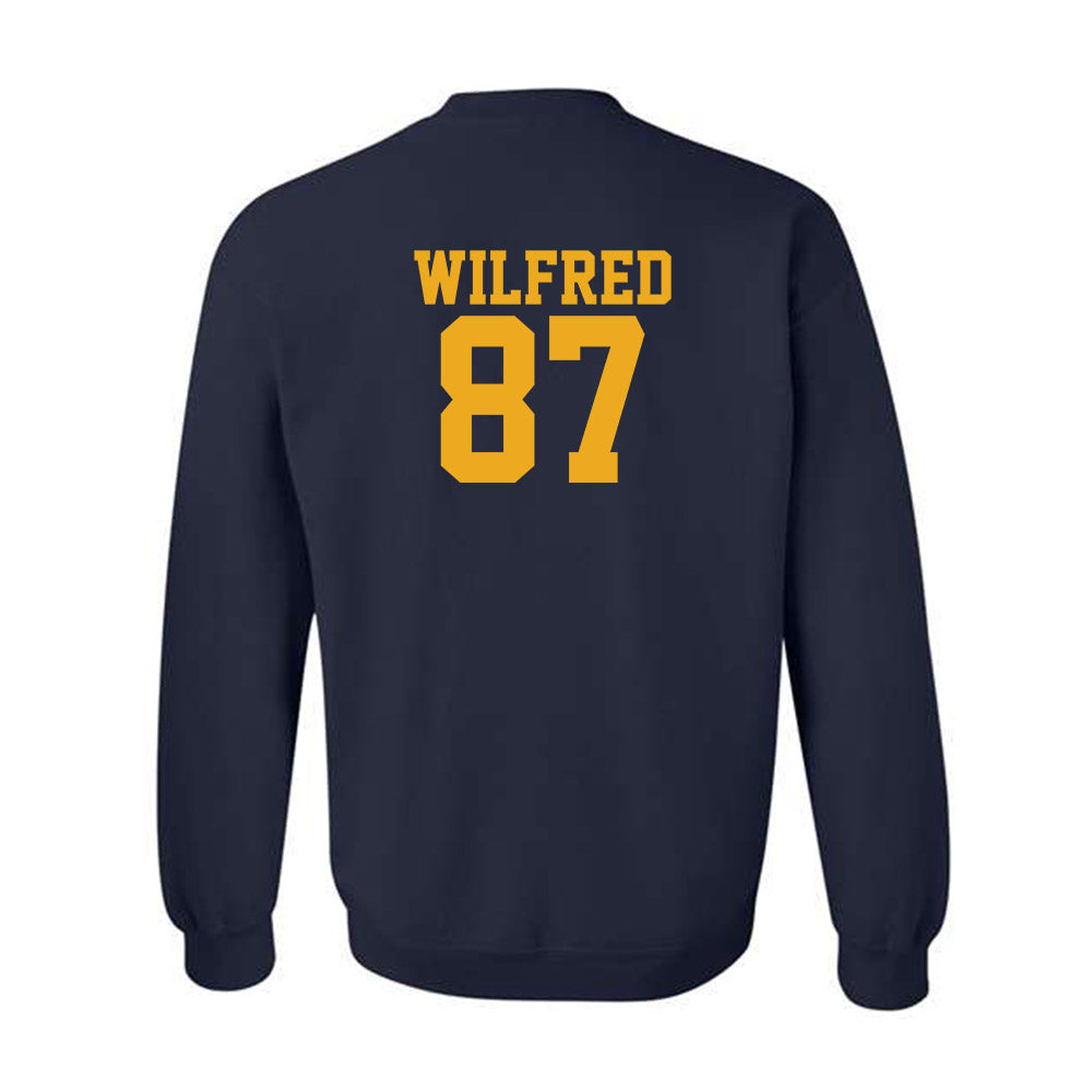 West Virginia - NCAA Football : Greg Wilfred - Fashion Shersey Crewneck Sweatshirt-1