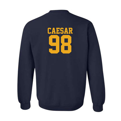 West Virginia - NCAA Football : Brandon Caesar - Fashion Shersey Crewneck Sweatshirt-1