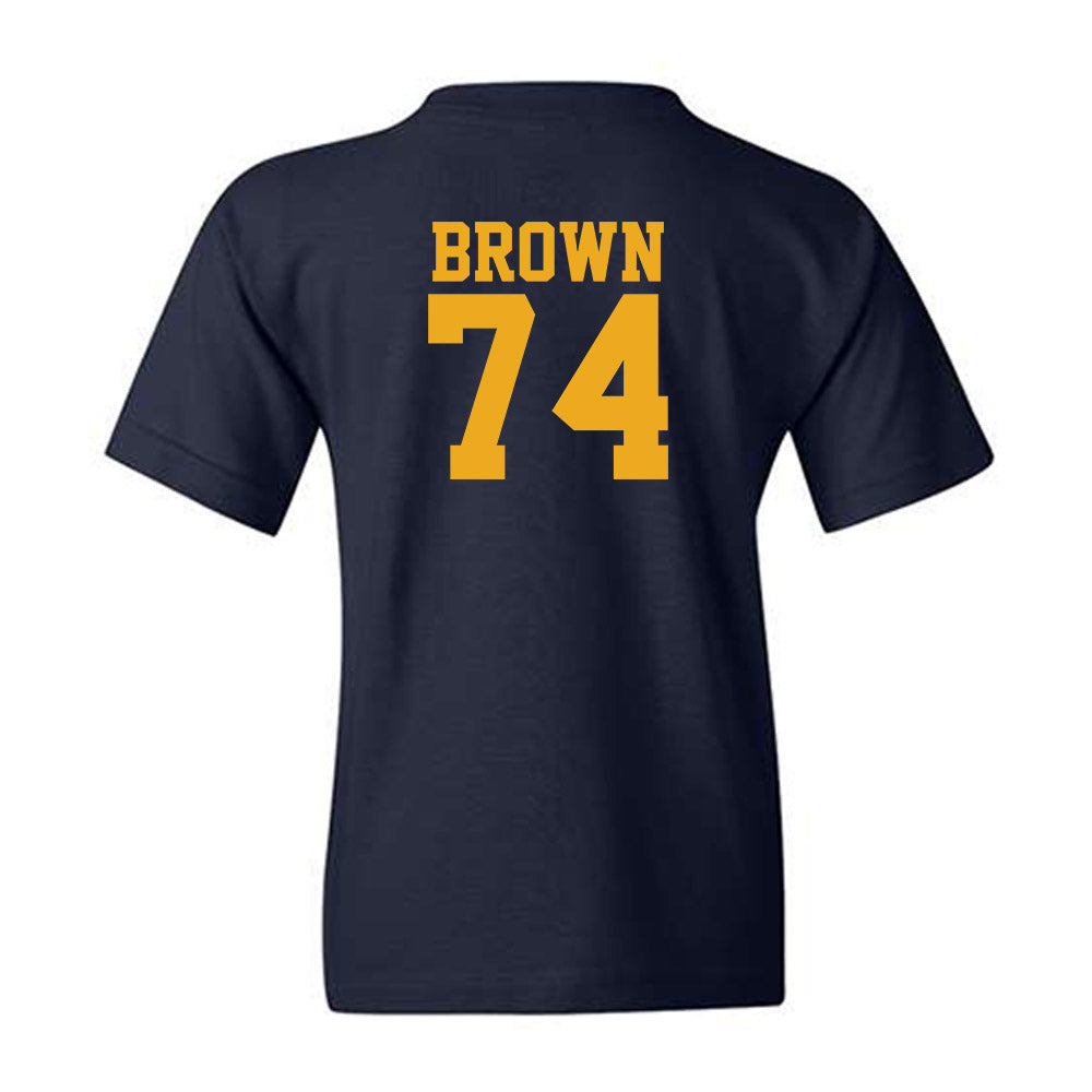 West Virginia - NCAA Football : Kevin Brown - Fashion Shersey Youth T-Shirt-1