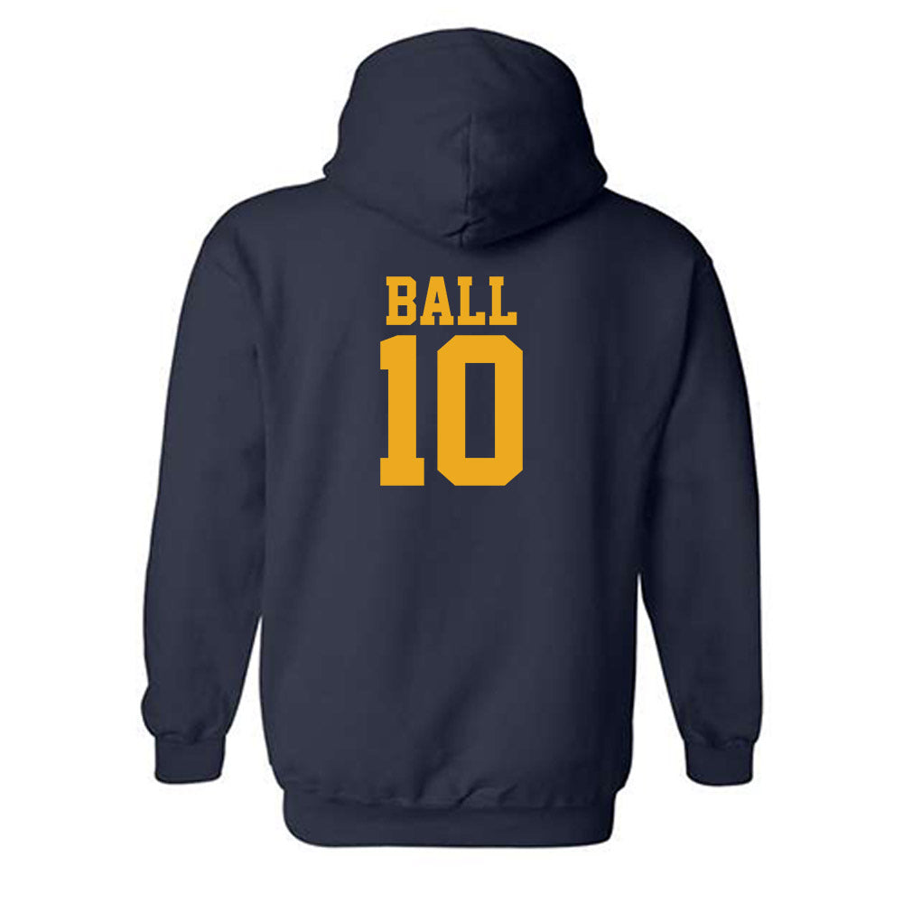 West Virginia - NCAA Football : Cam Ball - Fashion Shersey Hooded Sweatshirt-1