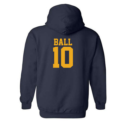 West Virginia - NCAA Football : Cam Ball - Fashion Shersey Hooded Sweatshirt-1