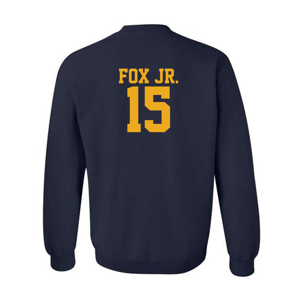 West Virginia - NCAA Football : Scotty Fox Jr. - Fashion Shersey Crewneck Sweatshirt-1