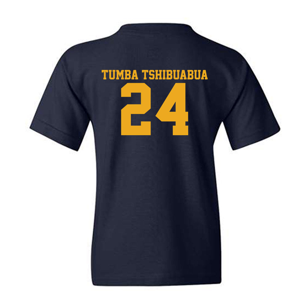 West Virginia - NCAA Women's Basketball : Divine Tumba Tshibuabua - Fashion Shersey Youth T-Shirt-1