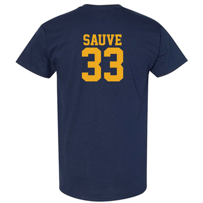 West Virginia - NCAA Baseball : Logan Sauve - Fashion Shersey T-Shirt-1