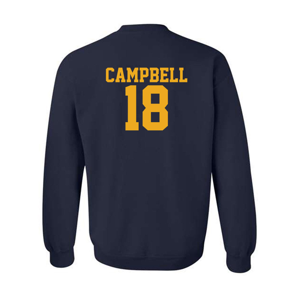 West Virginia - NCAA Football : Ezekiel Campbell - Fashion Shersey Crewneck Sweatshirt-1