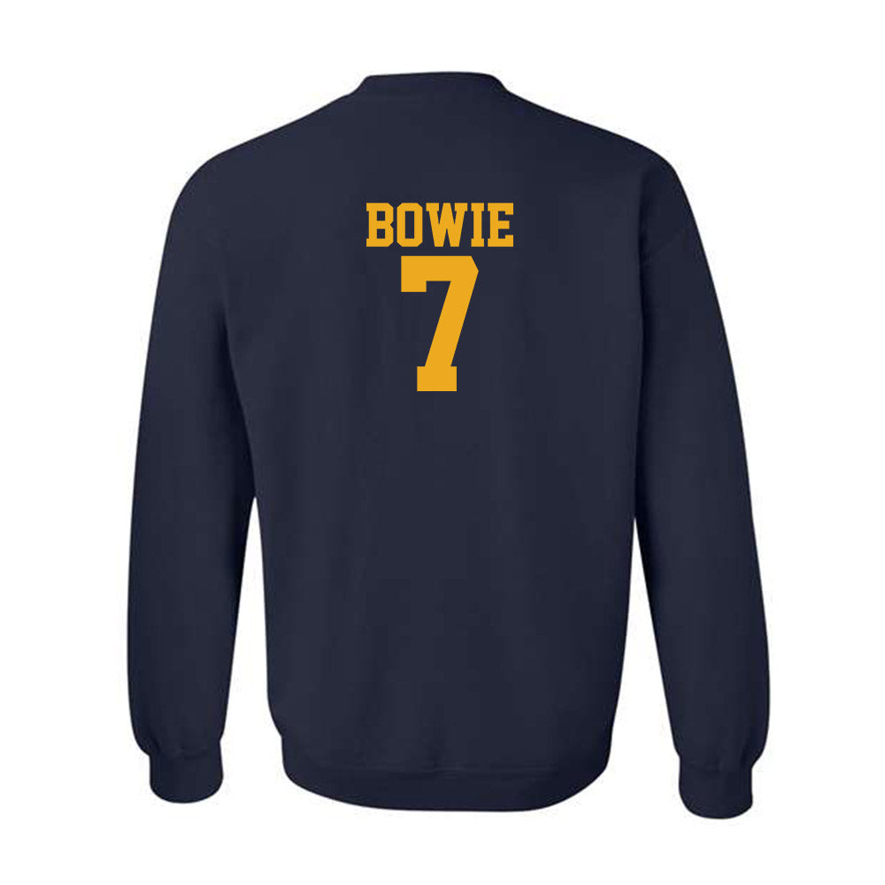 West Virginia - NCAA Football : Jarod Bowie - Fashion Shersey Crewneck Sweatshirt-1