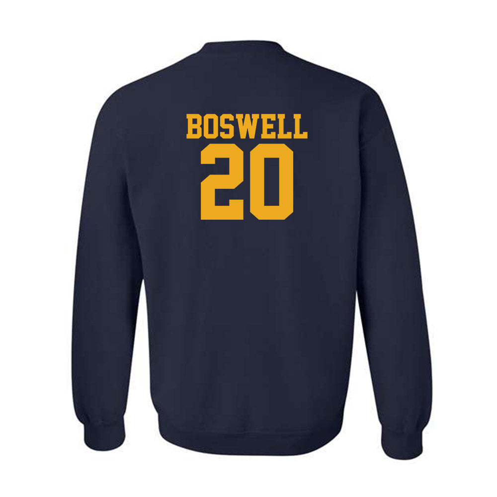 West Virginia - NCAA Football : Martavious Boswell - Fashion Shersey Crewneck Sweatshirt-1