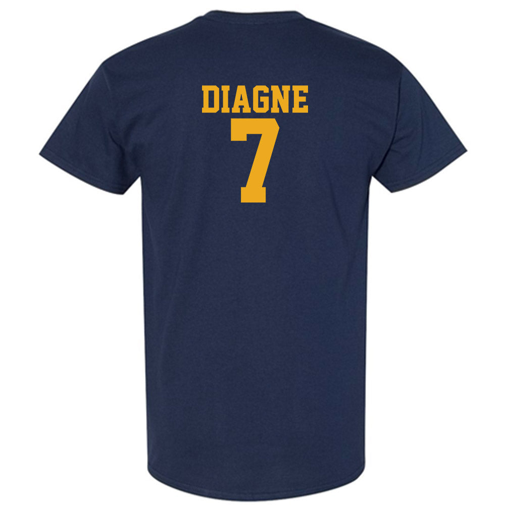 West Virginia - NCAA Football : Chams Diagne - Fashion Shersey T-Shirt-1