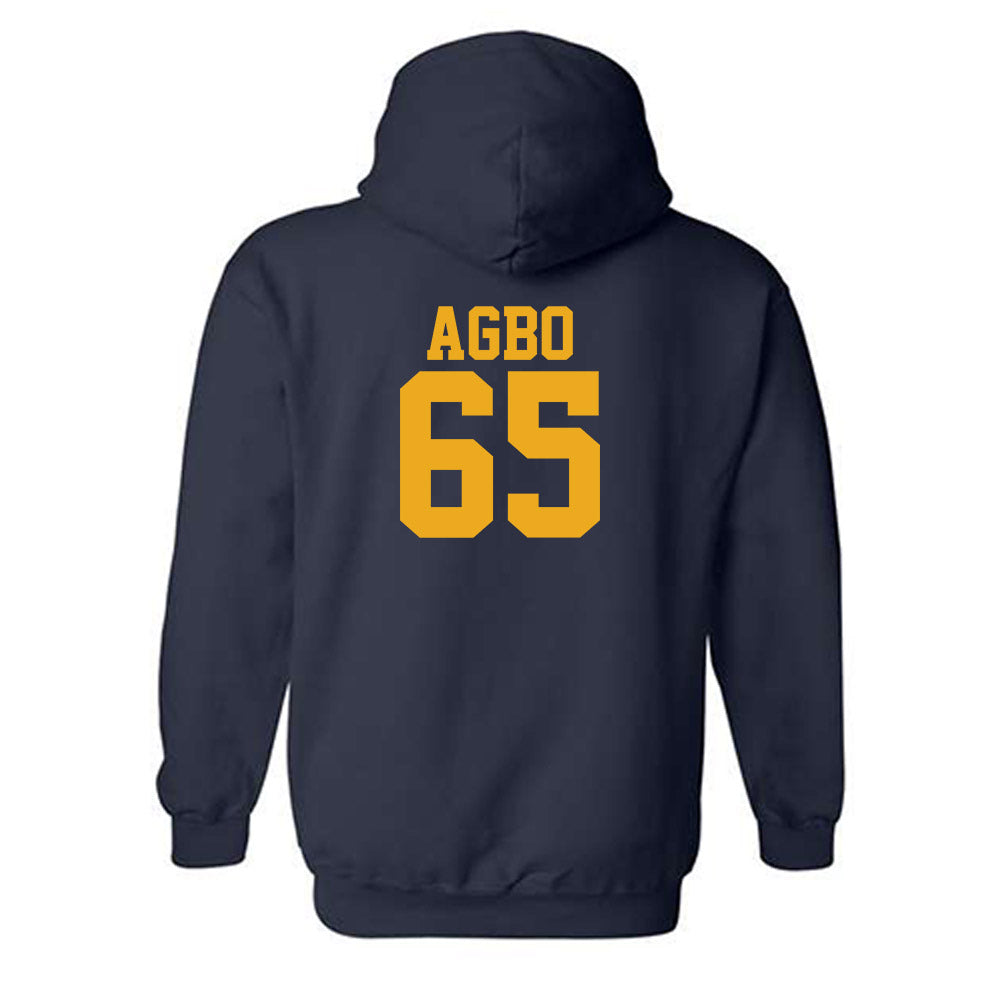 West Virginia - NCAA Football : Malik Agbo - Fashion Shersey Hooded Sweatshirt-1