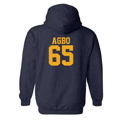 West Virginia - NCAA Football : Malik Agbo - Fashion Shersey Hooded Sweatshirt-1