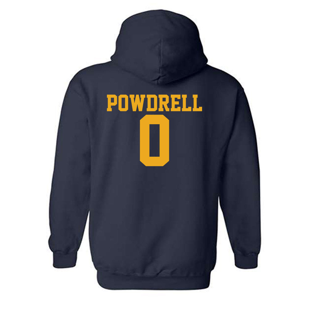 West Virginia - NCAA Football : Andrew Powdrell - Fashion Shersey Hooded Sweatshirt-1