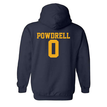 West Virginia - NCAA Football : Andrew Powdrell - Fashion Shersey Hooded Sweatshirt-1