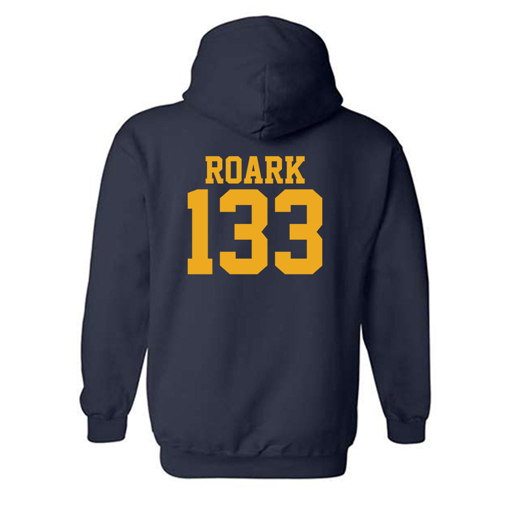 West Virginia - NCAA Wrestling : Casen Roark - Fashion Shersey Hooded Sweatshirt-1