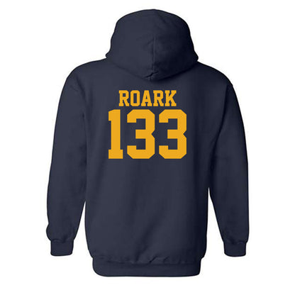 West Virginia - NCAA Wrestling : Casen Roark - Fashion Shersey Hooded Sweatshirt-1