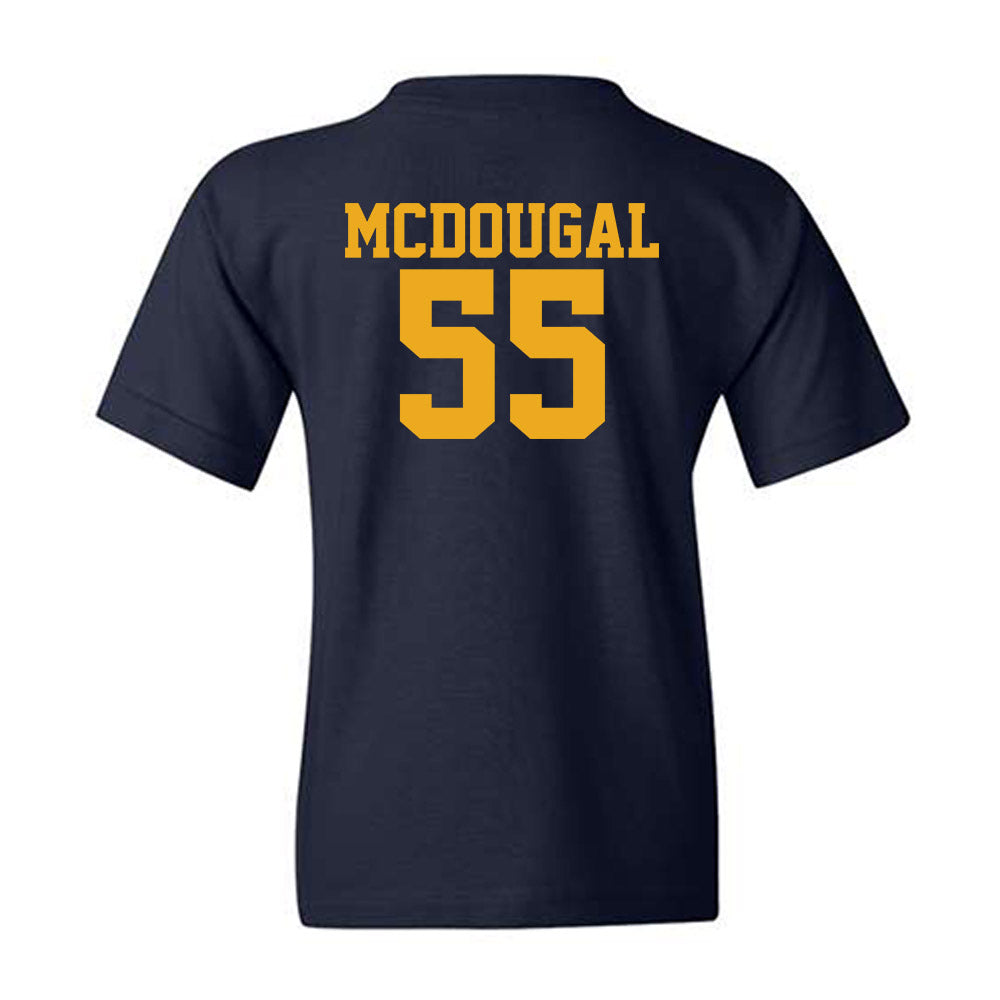 West Virginia - NCAA Baseball : Ben McDougal - Fashion Shersey Youth T-Shirt-1