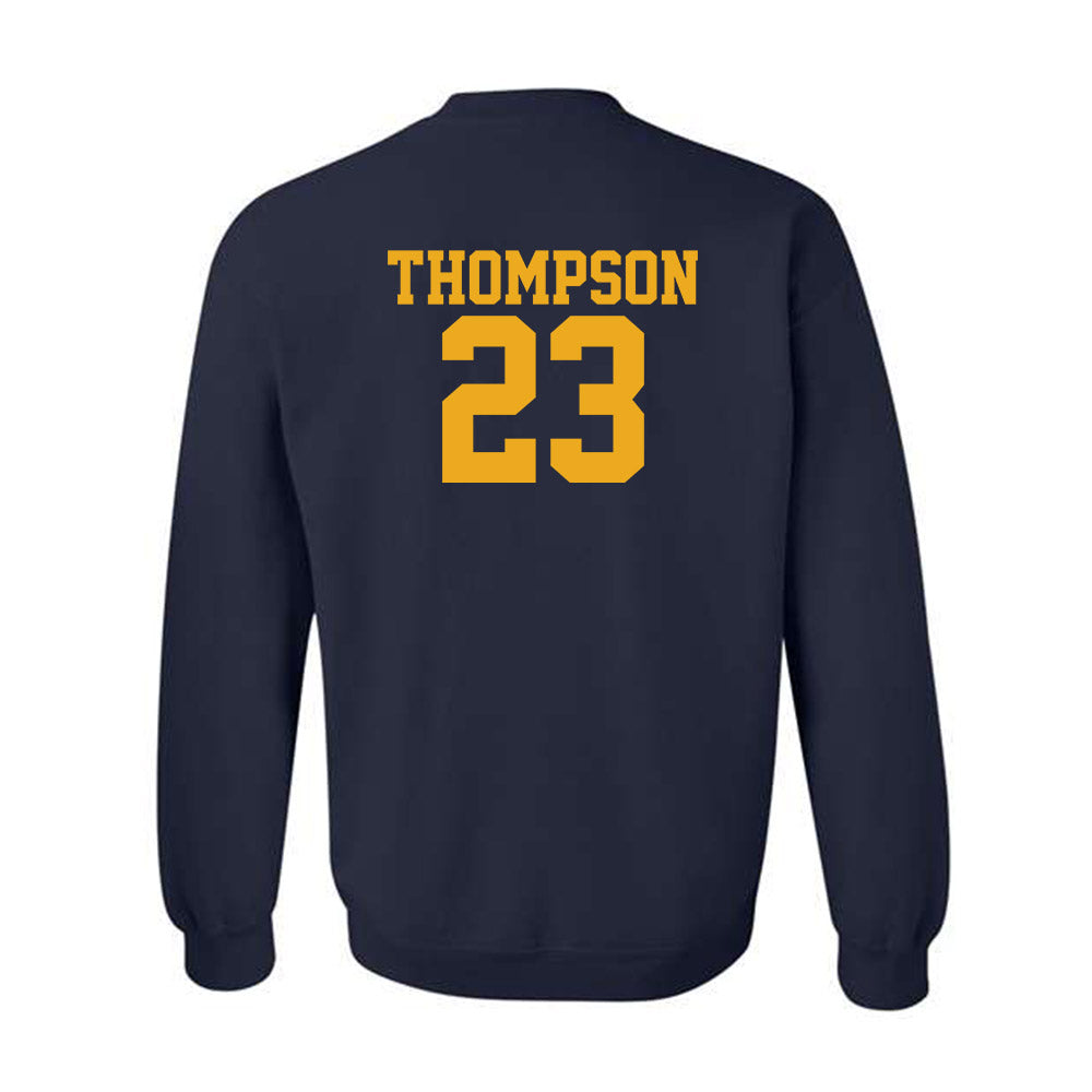 West Virginia - NCAA Football : Malachi Thompson - Fashion Shersey Crewneck Sweatshirt-1