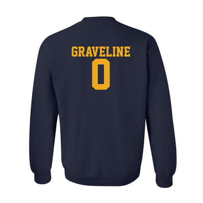 West Virginia - NCAA Baseball : Matthew Graveline - Fashion Shersey Crewneck Sweatshirt-1