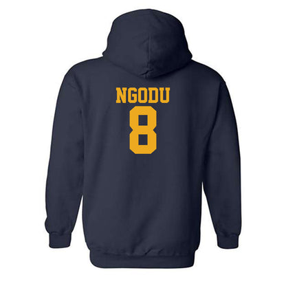 West Virginia - NCAA Women's Basketball : Khyala Ngodu - Fashion Shersey Hooded Sweatshirt-1