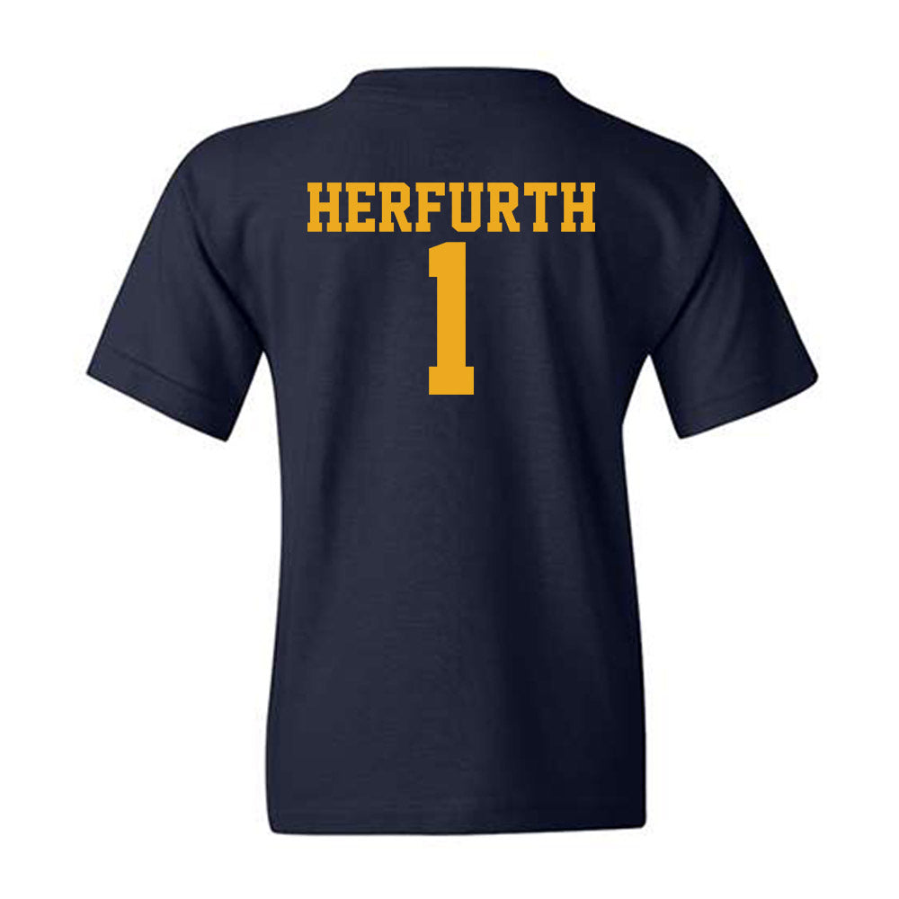 West Virginia - NCAA Women's Soccer : Bailey Herfurth - Fashion Shersey Youth T-Shirt-1