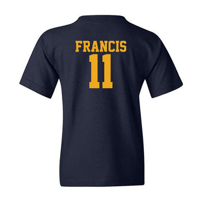 West Virginia - NCAA Football : TaRon Francis - Fashion Shersey Youth T-Shirt-1