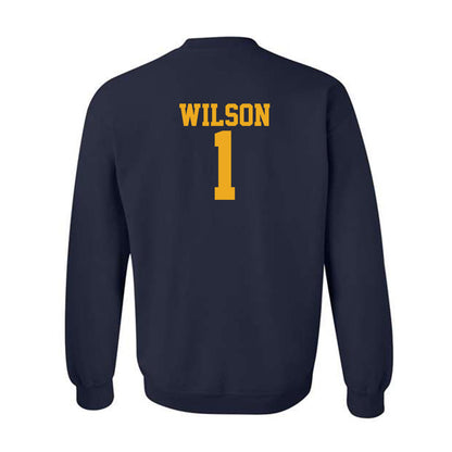West Virginia - NCAA Women's Basketball : Nylah Wilson - Fashion Shersey Crewneck Sweatshirt-1