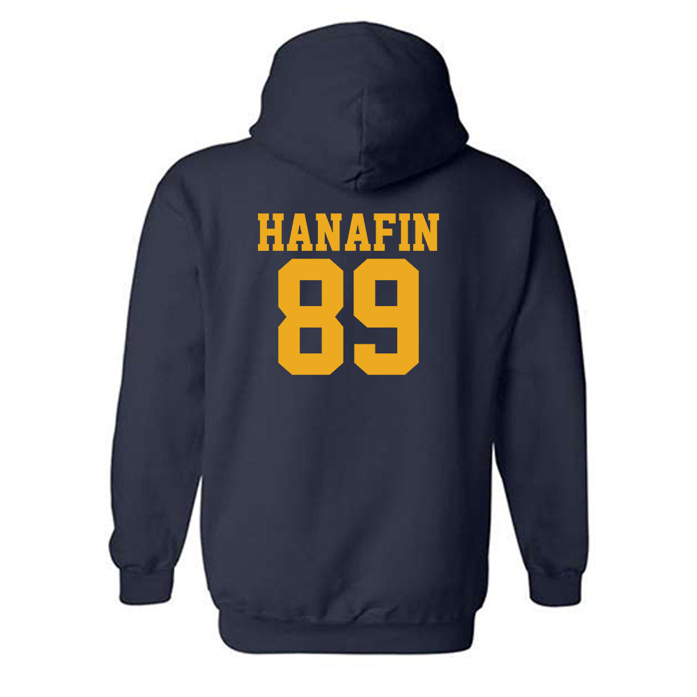 West Virginia - NCAA Football : Charlie Hanafin - Fashion Shersey Hooded Sweatshirt-1