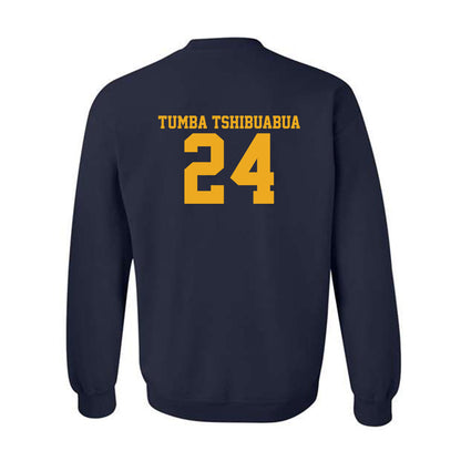 West Virginia - NCAA Women's Basketball : Divine Tumba Tshibuabua - Fashion Shersey Crewneck Sweatshirt-1