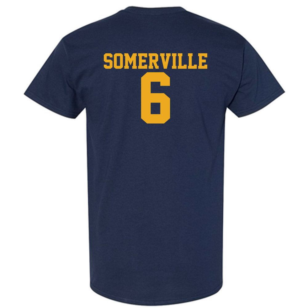 West Virginia - NCAA Men's Basketball : Martin Somerville - Fashion Shersey T-Shirt-1