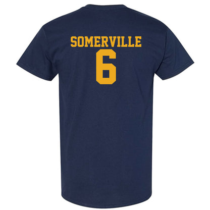 West Virginia - NCAA Men's Basketball : Martin Somerville - Fashion Shersey T-Shirt-1