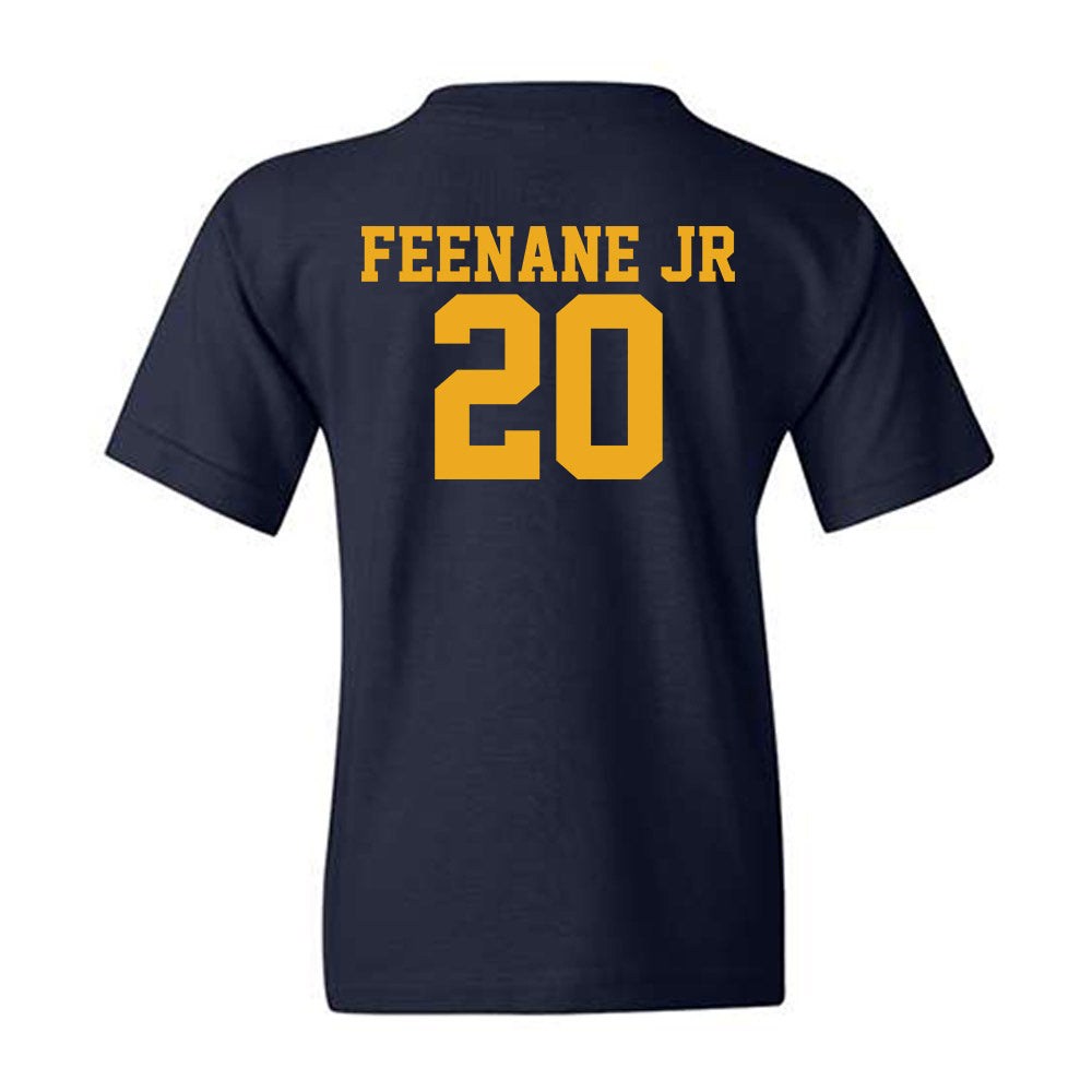 West Virginia - NCAA Men's Basketball : Michael Feenane Jr - Fashion Shersey Youth T-Shirt-1