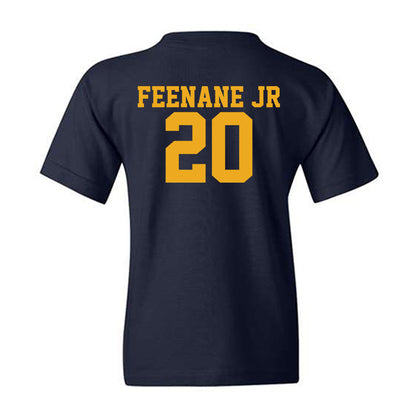 West Virginia - NCAA Men's Basketball : Michael Feenane Jr - Fashion Shersey Youth T-Shirt-1