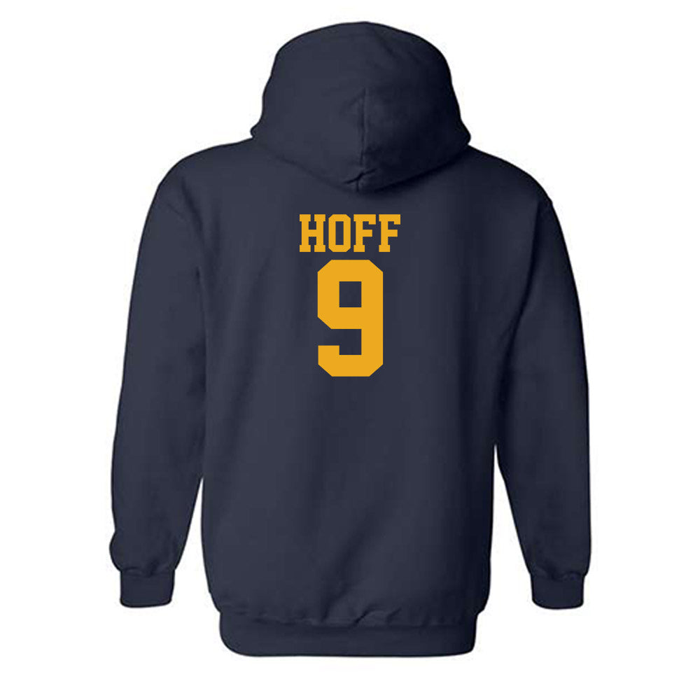 West Virginia - NCAA Baseball : Bryson Hoff - Fashion Shersey Hooded Sweatshirt-1