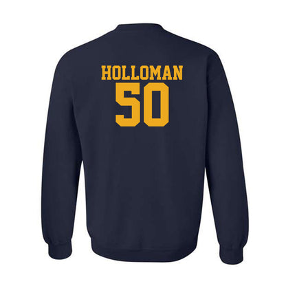 West Virginia - NCAA Football : Harper Holloman - Fashion Shersey Crewneck Sweatshirt-1
