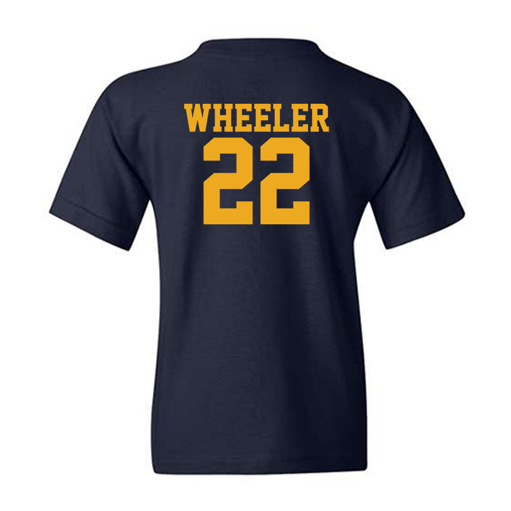West Virginia - NCAA Women's Basketball : Kierra Wheeler - Fashion Shersey Youth T-Shirt-1