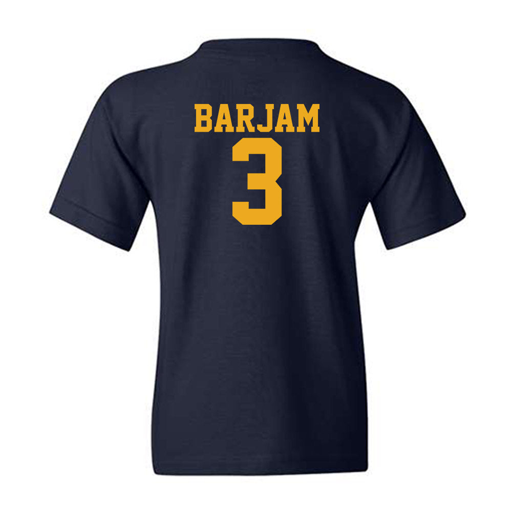 West Virginia - NCAA Baseball : Zahir Barjam - Fashion Shersey Youth T-Shirt-1