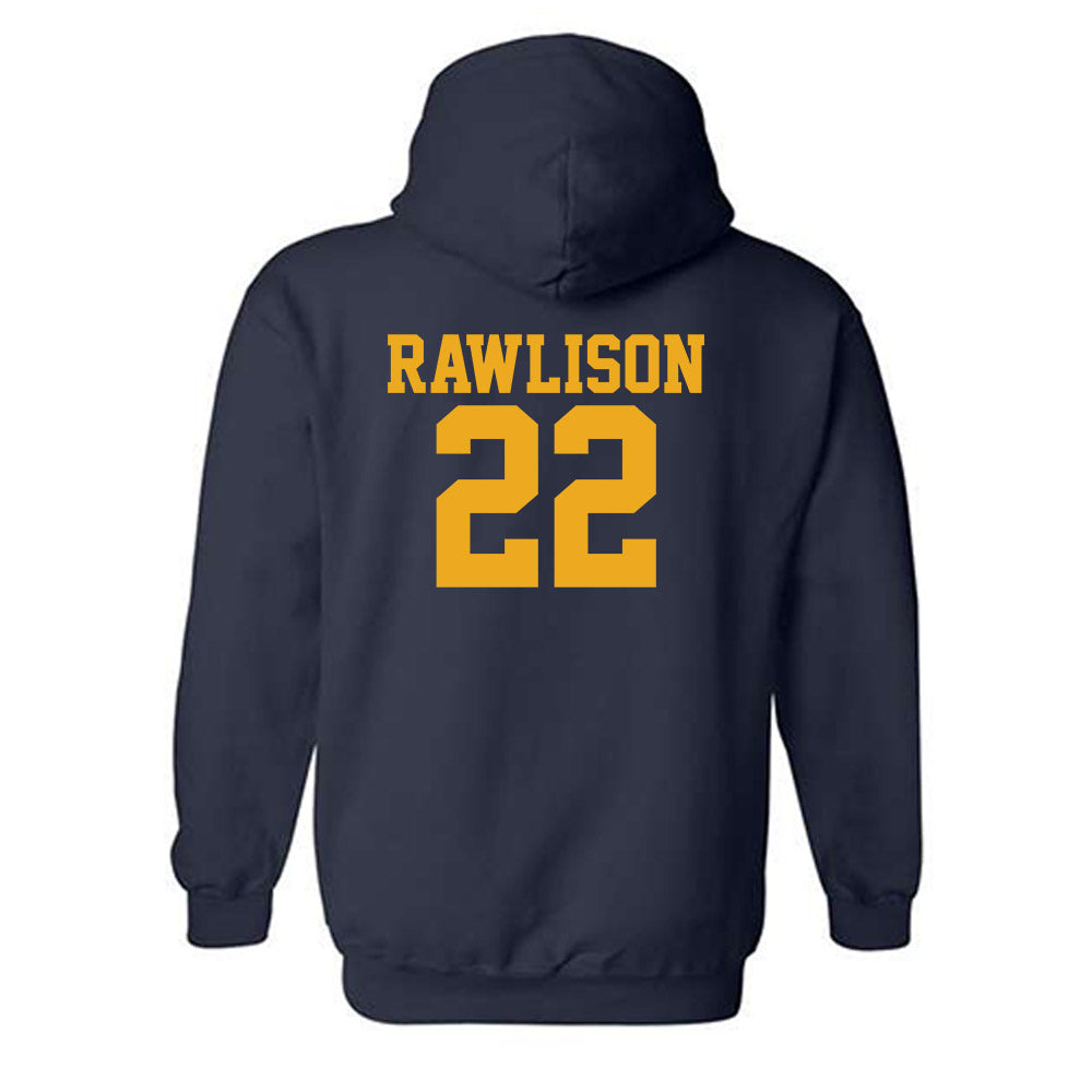 West Virginia - NCAA Football : Jaire Rawlison - Fashion Shersey Hooded Sweatshirt-1