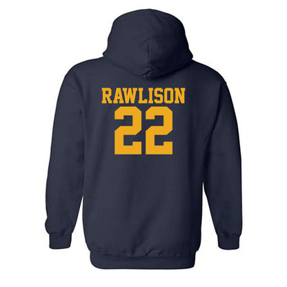 West Virginia - NCAA Football : Jaire Rawlison - Fashion Shersey Hooded Sweatshirt-1