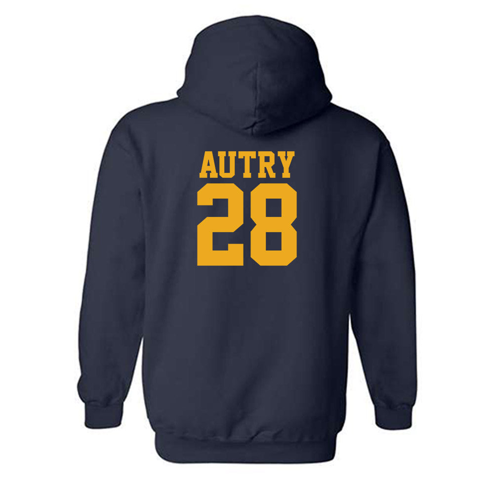West Virginia - NCAA Football : Lawrence Autry - Fashion Shersey Hooded Sweatshirt-1