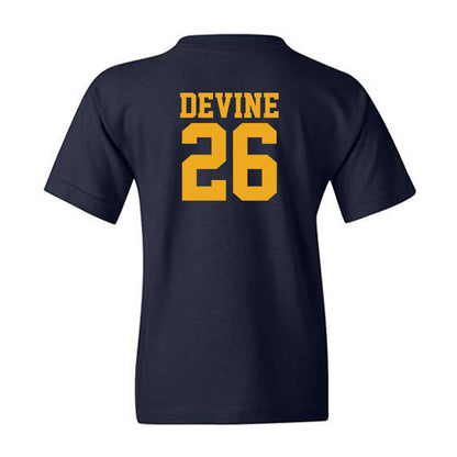 West Virginia - NCAA Football : Andre Devine - Fashion Shersey Youth T-Shirt-1