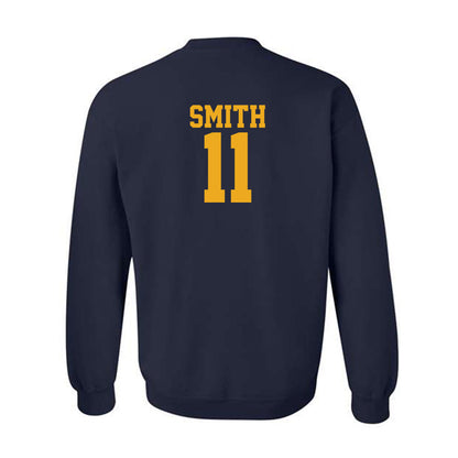 West Virginia - NCAA Baseball : Sean Smith - Fashion Shersey Crewneck Sweatshirt-1