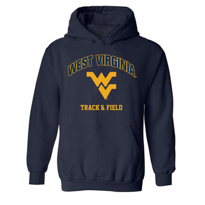 West Virginia - NCAA Women's Track & Field : Cate Pickering - Fashion Shersey Hooded Sweatshirt-0