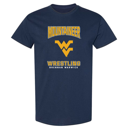 West Virginia - NCAA Wrestling : Brennan Warwick - Fashion Shersey T-Shirt-0