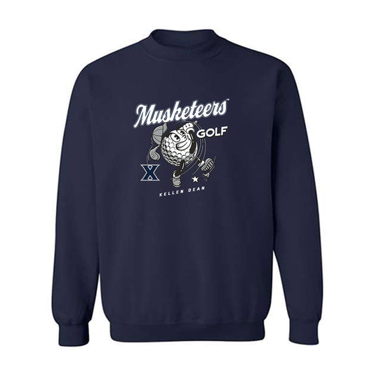 Xavier - NCAA Men's Golf : Kellen Dean - Fashion Shersey Crewneck Sweatshirt-0