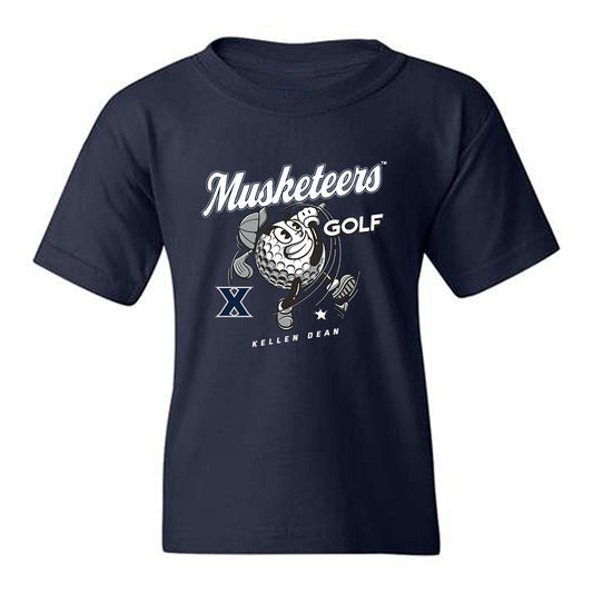 Xavier - NCAA Men's Golf : Kellen Dean - Fashion Shersey Youth T-Shirt-0
