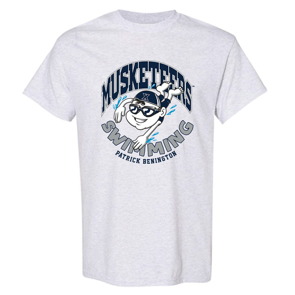 Xavier - NCAA Men's Swimming & Diving : Patrick Benington - Fashion Shersey T-Shirt-0