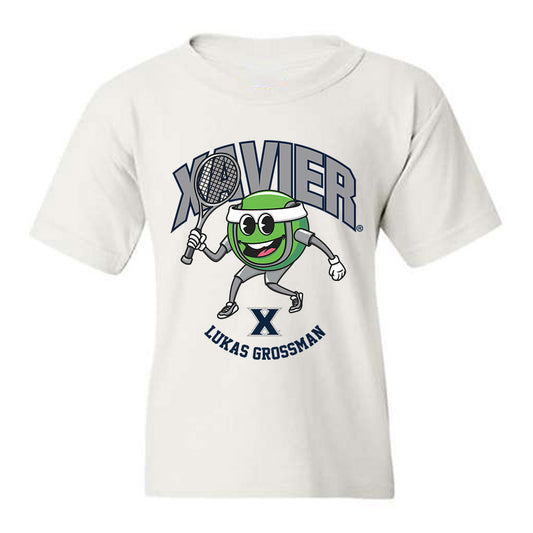 Xavier - NCAA Men's Tennis : Lukas Grossman - Fashion Shersey Youth T-Shirt-0