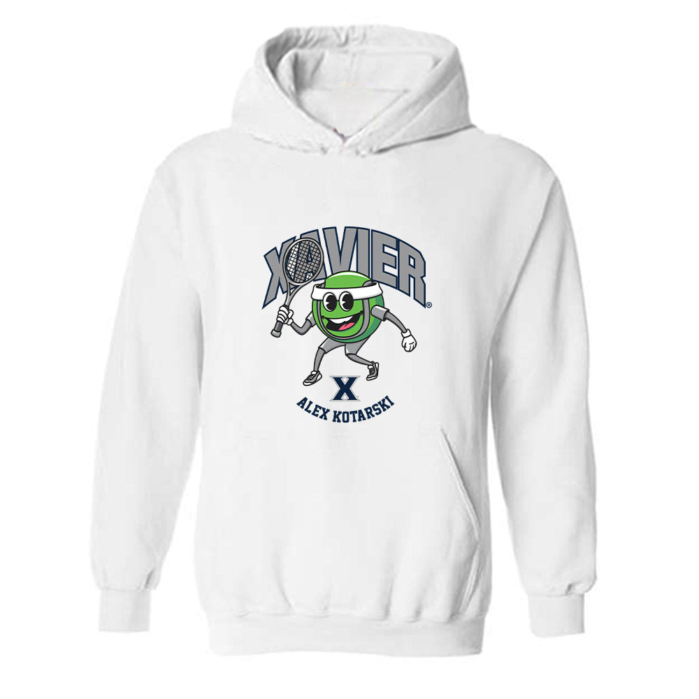 Xavier - NCAA Men's Tennis : alex kotarski - Fashion Shersey Hooded Sweatshirt-0