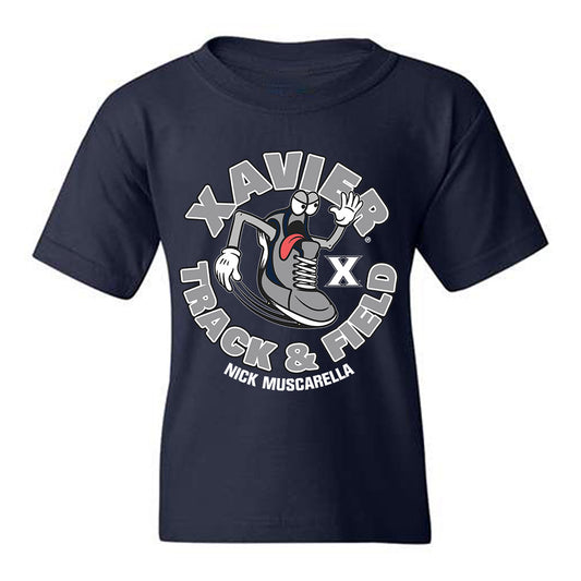 Xavier - NCAA Men's Track & Field : Nick Muscarella - Fashion Shersey Youth T-Shirt-0