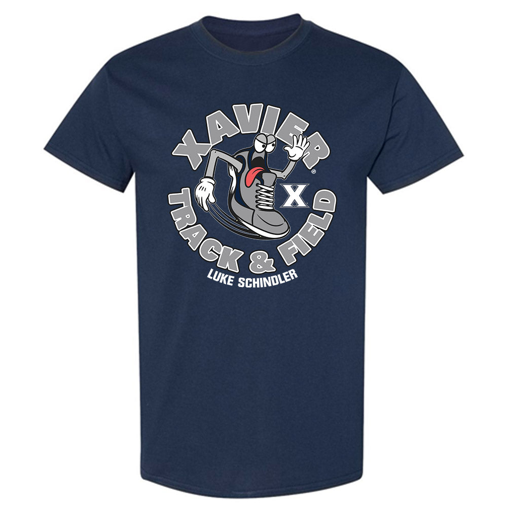 Xavier - NCAA Men's Track & Field : Luke Schindler - Fashion Shersey T-Shirt-0