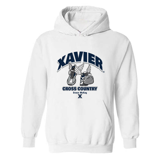 Xavier - NCAA Women's Cross Country : Grace McKay - Fashion Shersey Hooded Sweatshirt-0